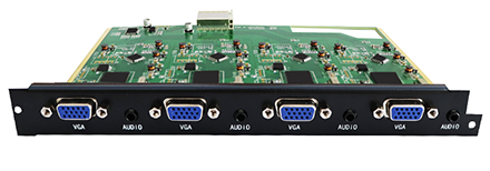 無(wú)縫4路VGA、音頻輸入/輸出卡